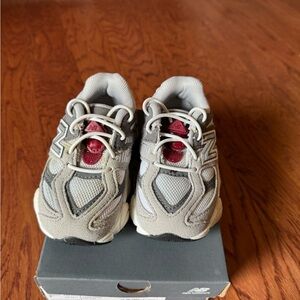 New Balance 9060 Toddler Boys Sneakers in Raincloud with Castlerock (Grey)